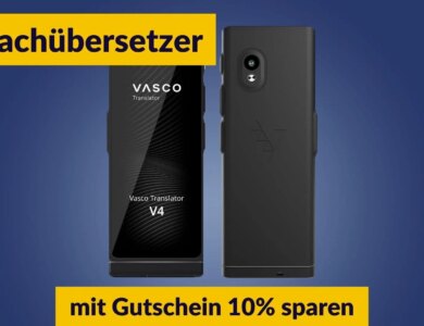 Lebenslang gratis übersetzen noch kurze Zeit günstiger: Gutschein für Vasco Electronics V4 Test: Vasco Translator V4 (1)